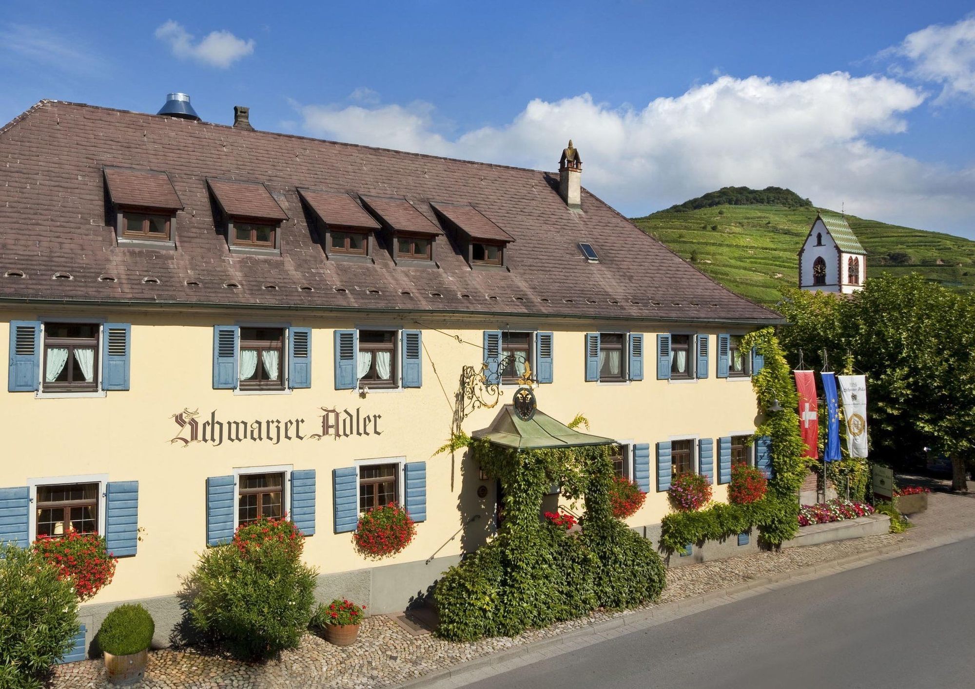 Schwarzer Adler Hotel Vogtsburg Étterem fotó